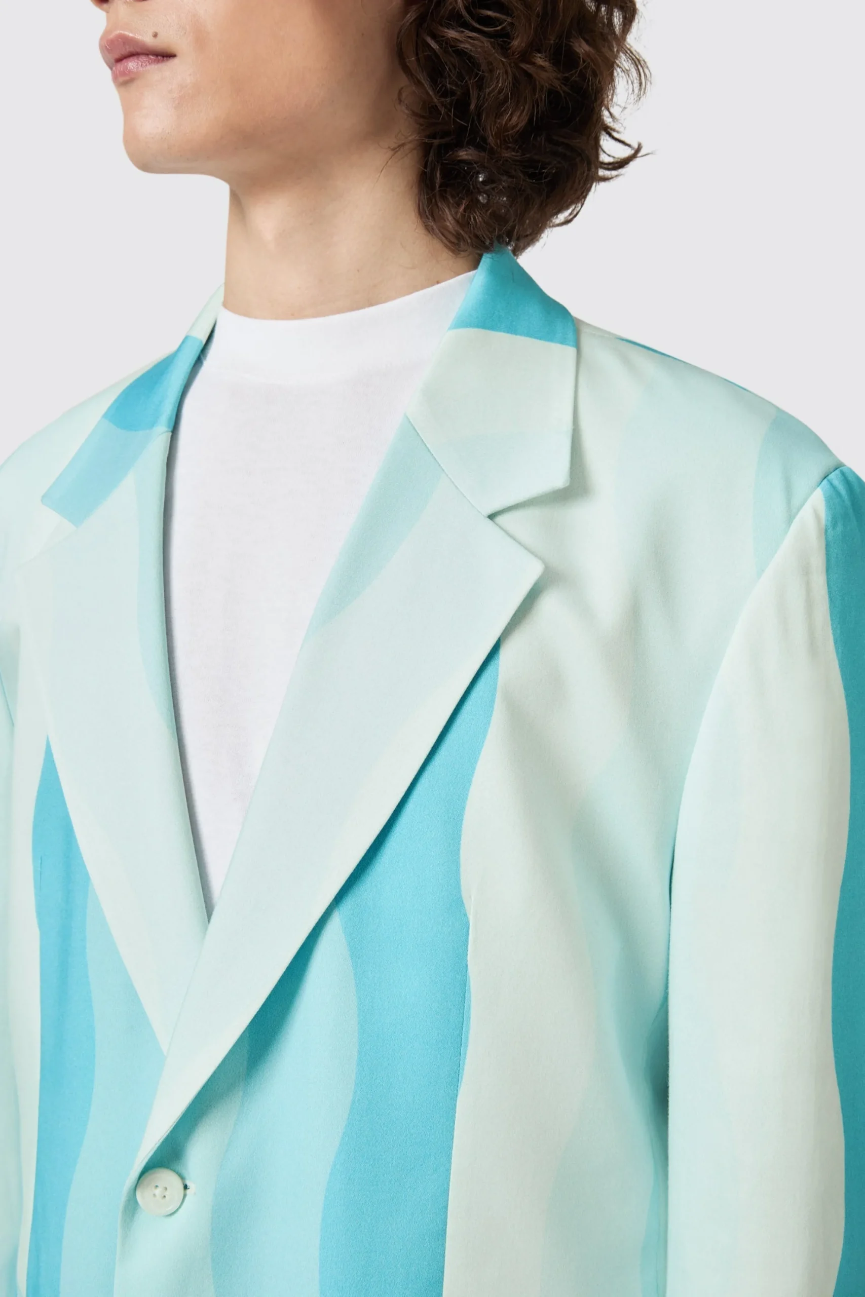 Twisted Tailor Alvaro Oversized Blue Cotton Suit | Unisex