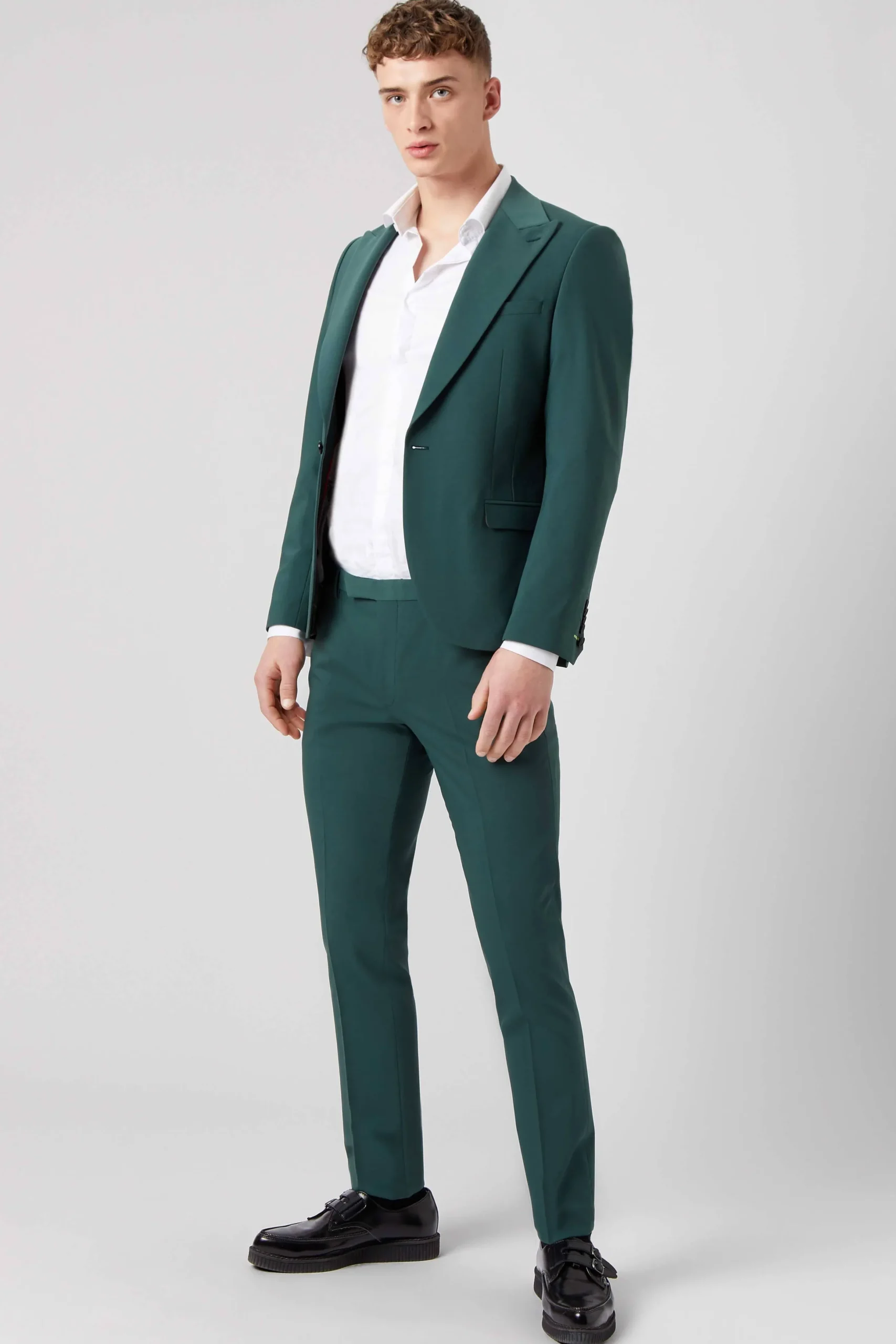 Twisted Tailor Buscot Slim Fit Forest Green Suit | Occasion·Back To It
