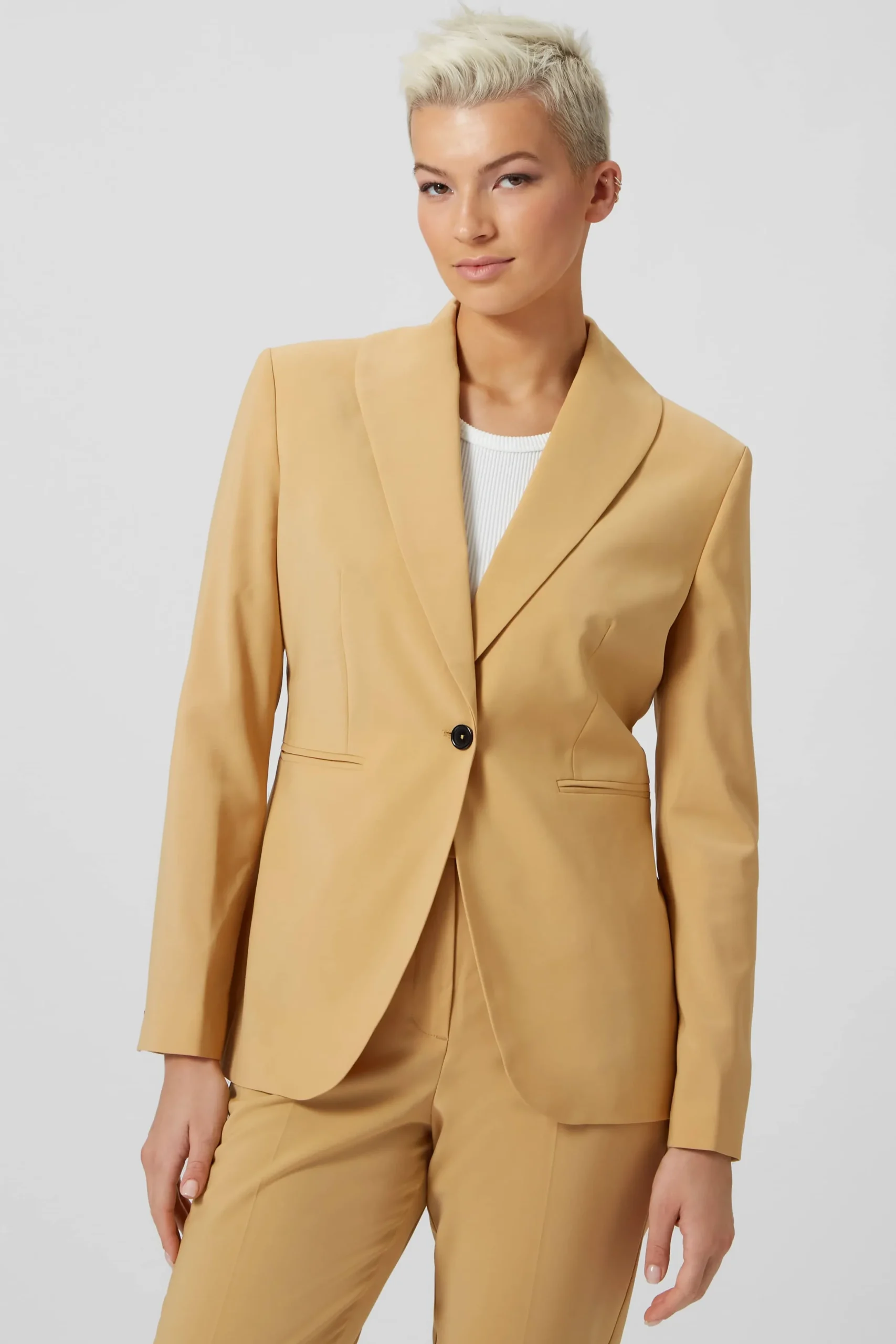 Twisted Tailor Eliza Skinny Fit Yellow Suit | Woman