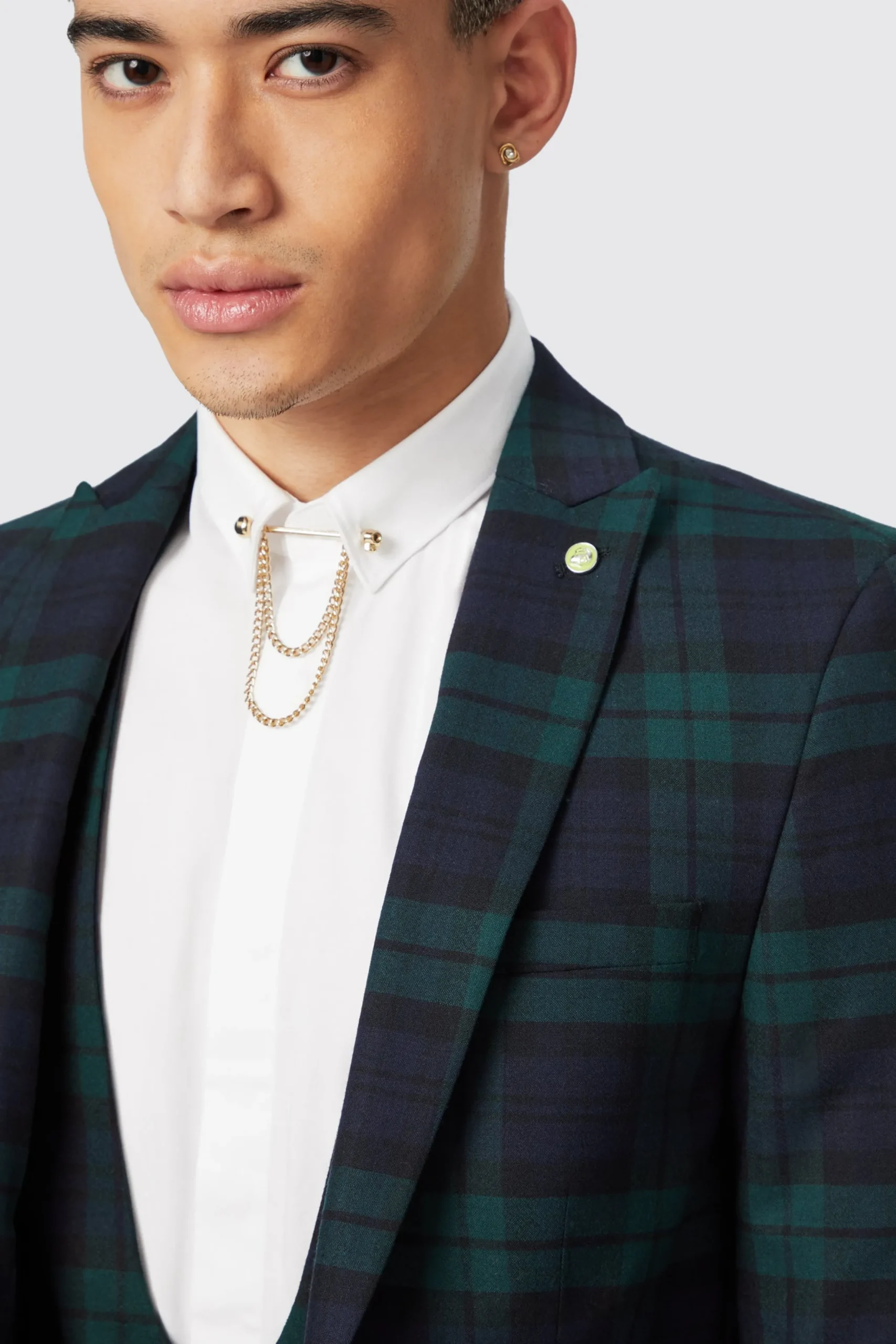 Twisted Tailor Ginger Skinny Fit Green Tartan Suit | Style·Tartan Suits | Style·3 Piece Suits