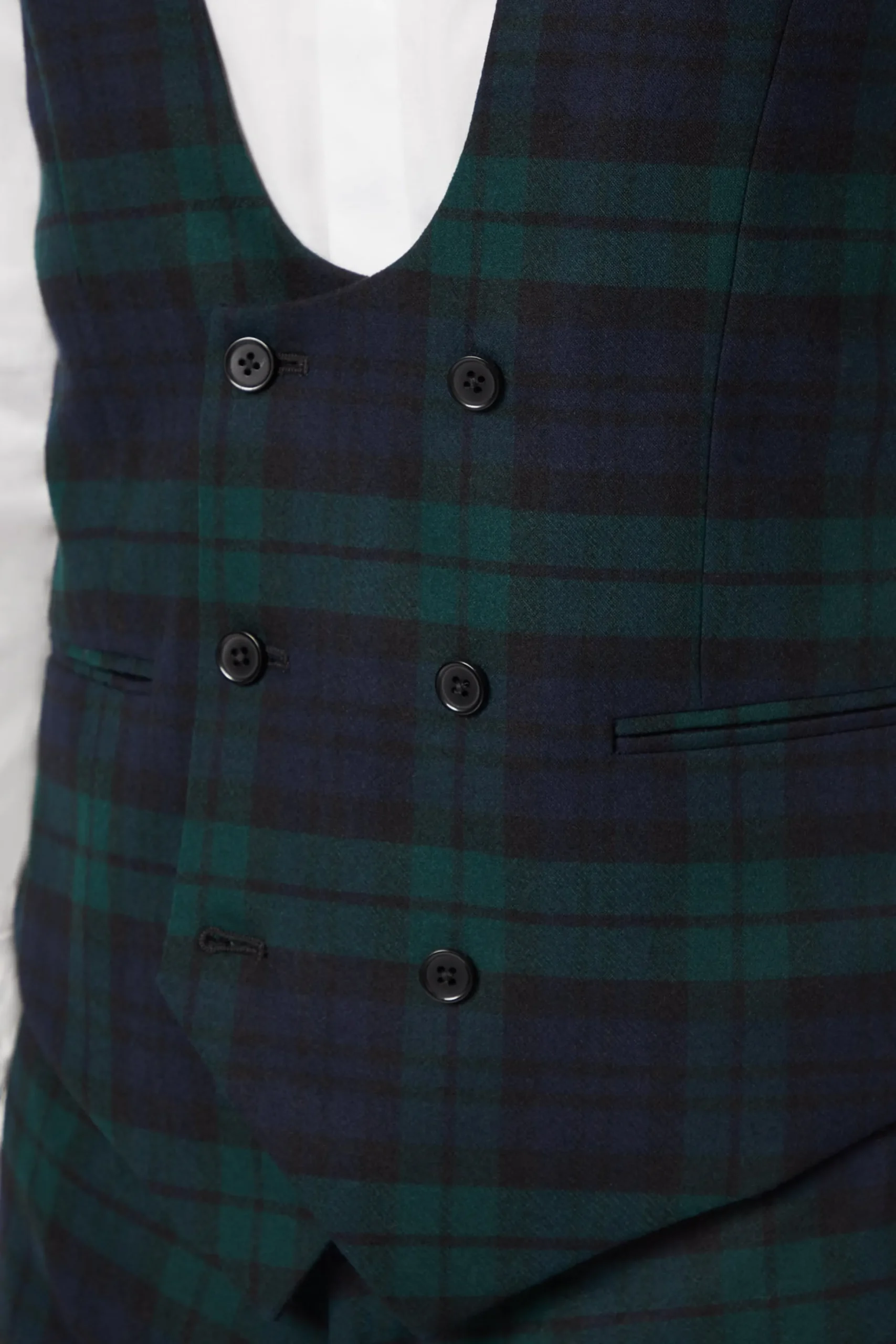 Twisted Tailor Ginger Skinny Fit Green Tartan Suit | Style·Tartan Suits | Style·3 Piece Suits