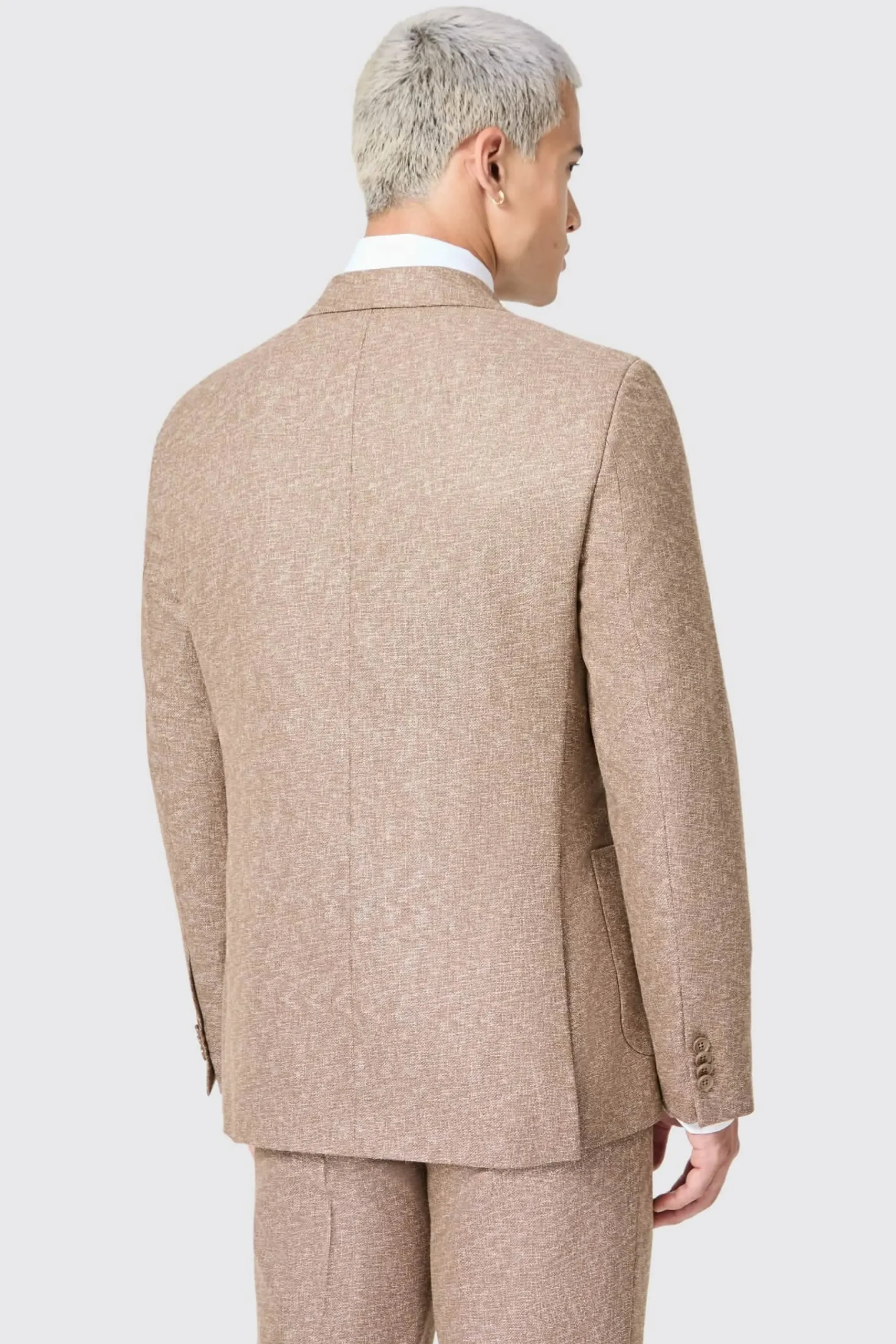 Twisted Tailor Goddard Slim Fit Brown Double Breasted Jacket | Jackets·Work Jackets | Jackets·Casual Jackets