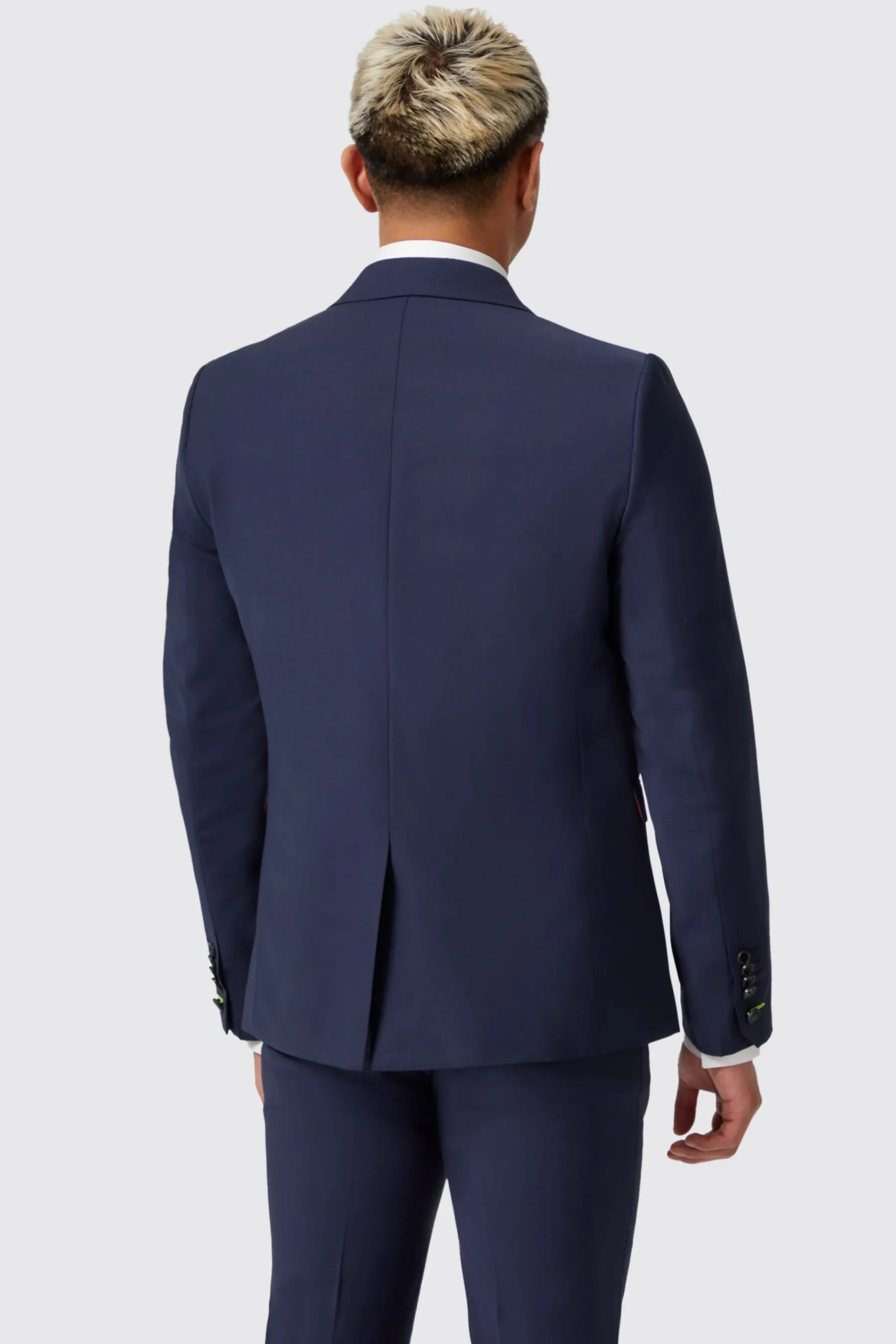 Twisted Tailor Harwood Slim Fit Navy Double Breasted Wool Jacket | Jackets·Work Jackets