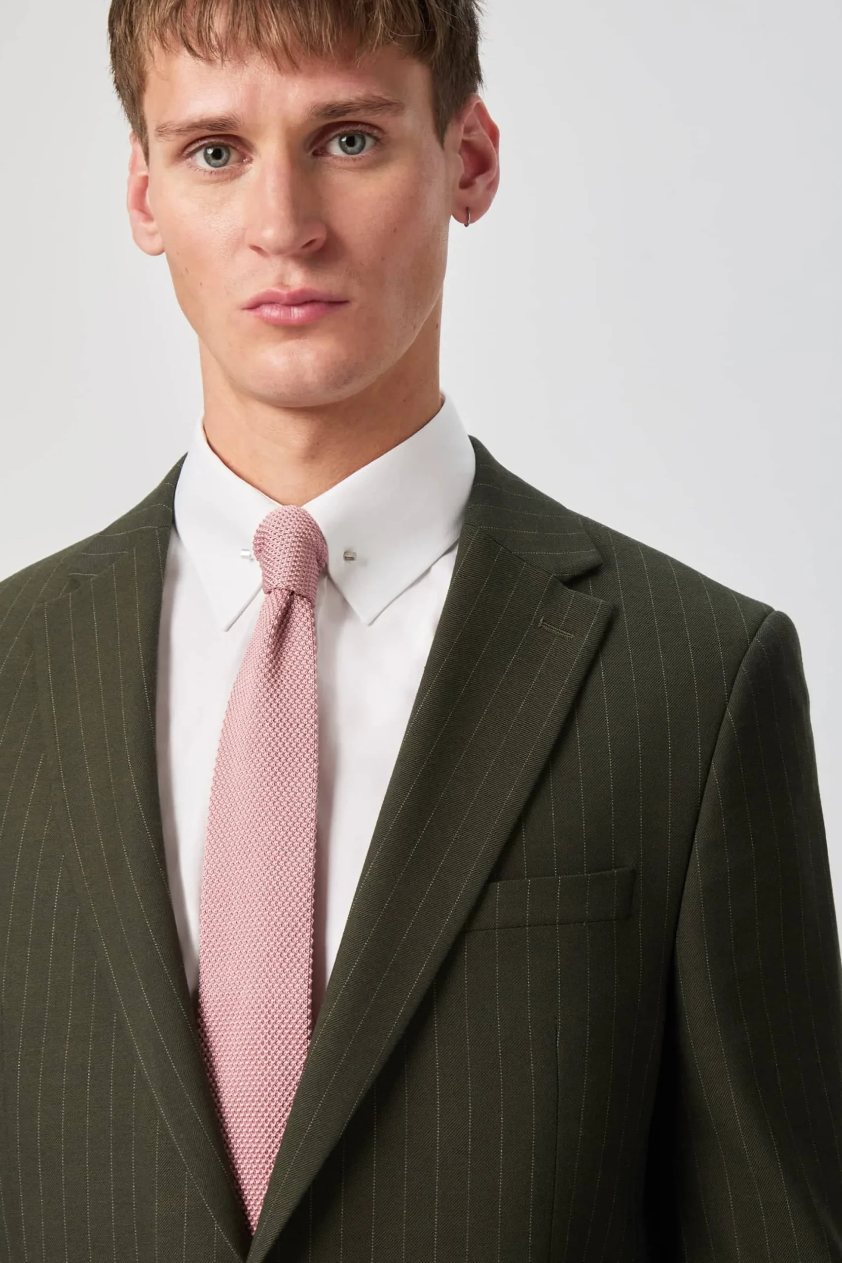 Twisted Tailor Hodge Slim Fit Green Pinstripe Jacket | Jackets·Work Jackets | Jackets·Casual Jackets