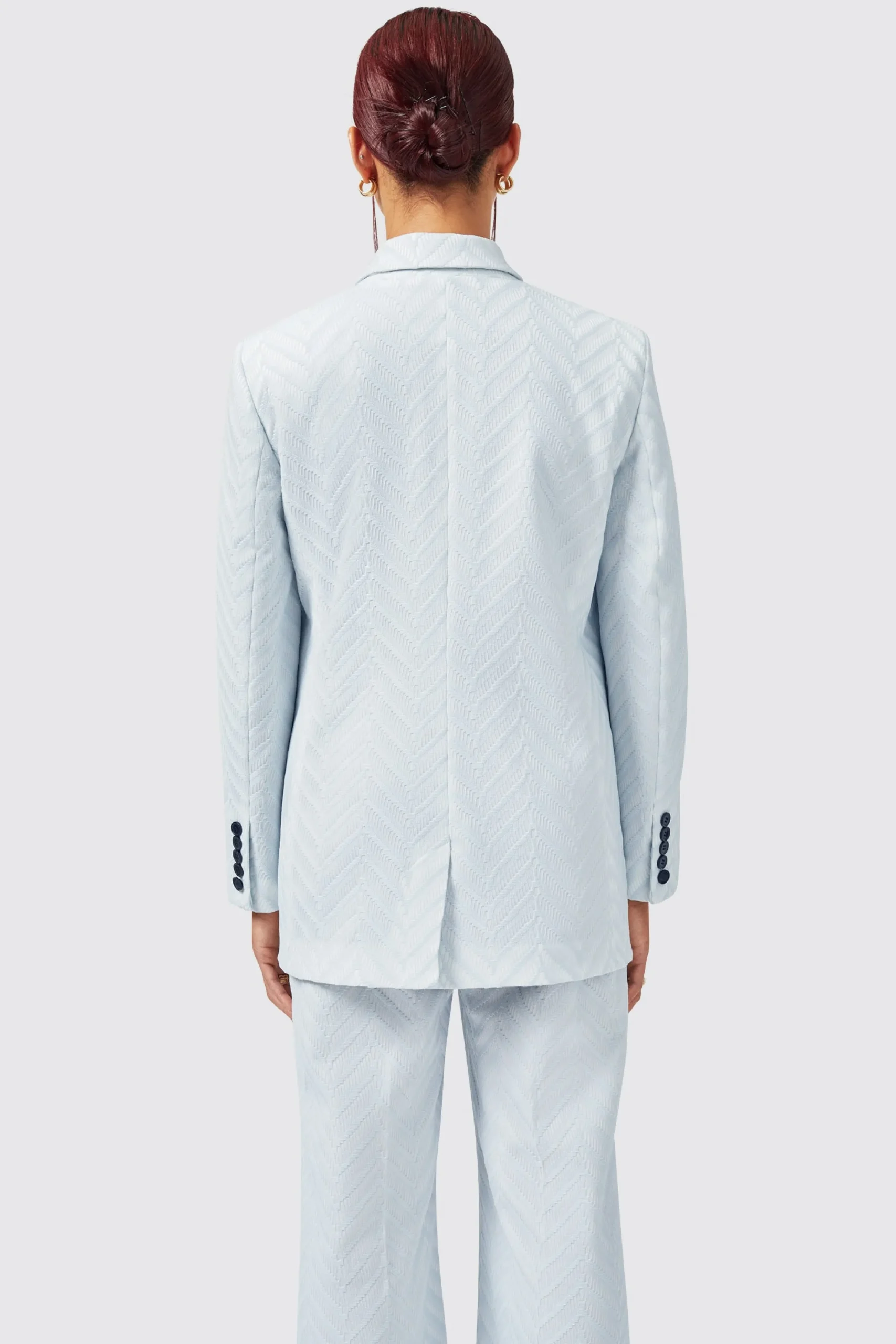 Twisted Tailor Iris Slim Fit Blue Suit | Woman