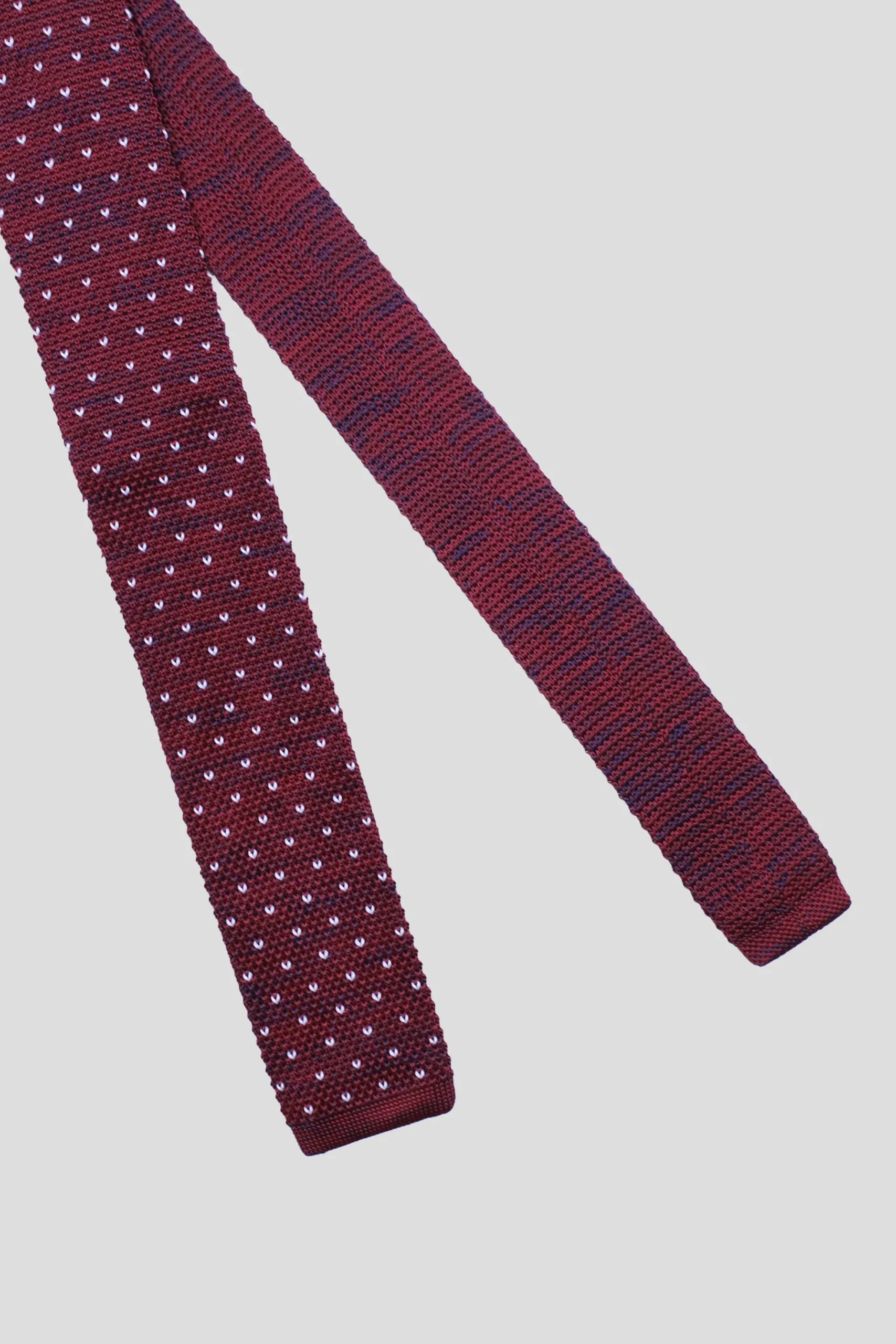 Twisted Tailor Jagger Tie Burgundy Spot | Suit Accessories·Ties