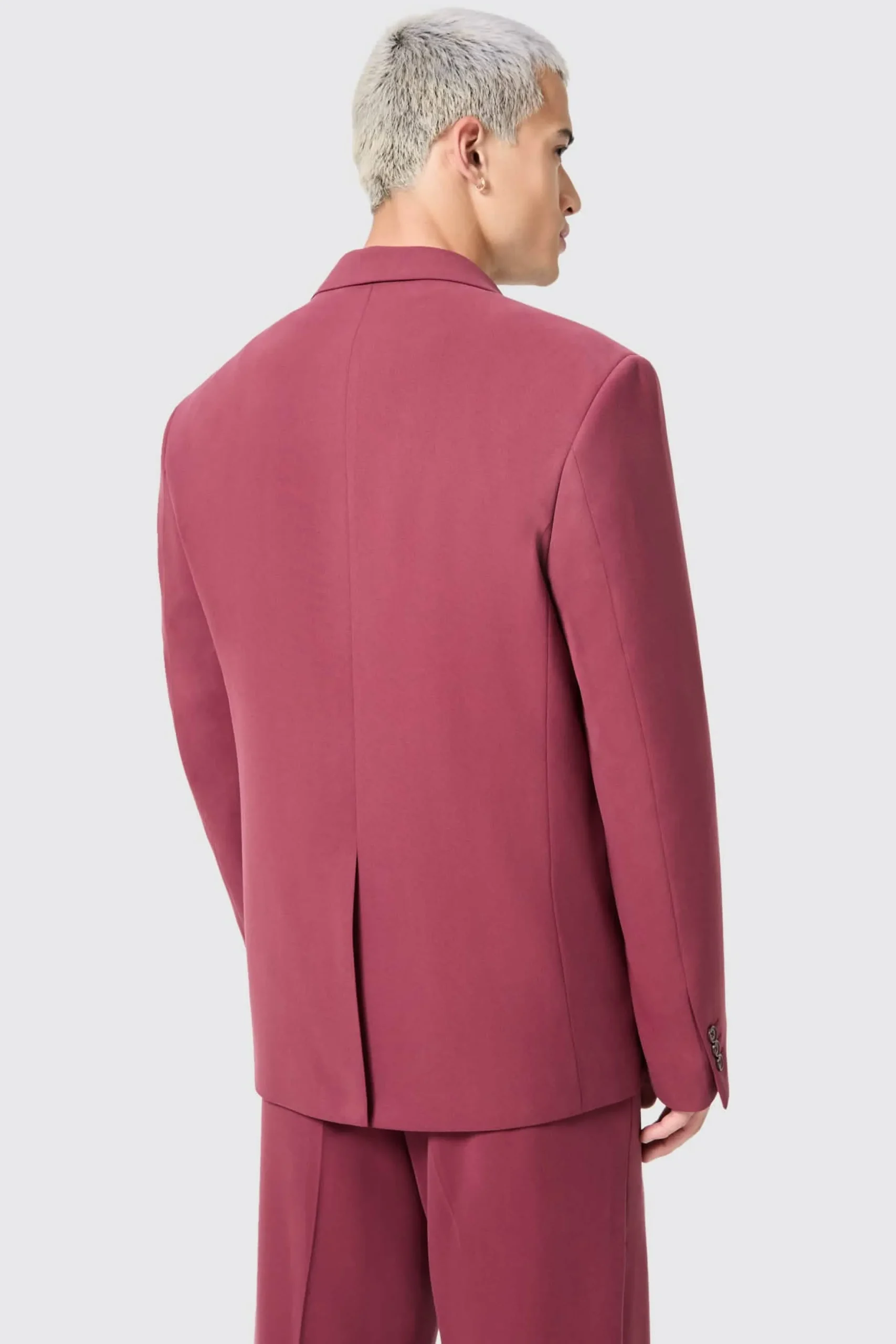 Twisted Tailor Lavoir Oversized Burgundy Jacket | Unisex | Jackets·Work Jackets