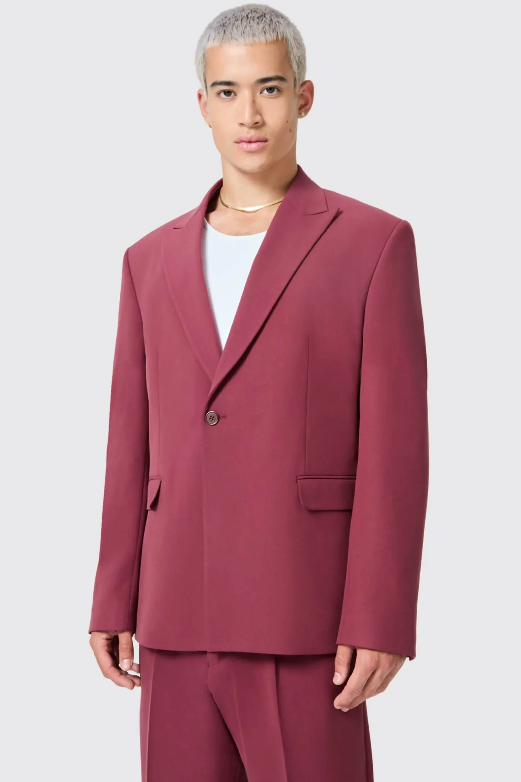 Twisted Tailor Lavoir Oversized Burgundy Suit | Unisex | Jackets·Casual Jackets