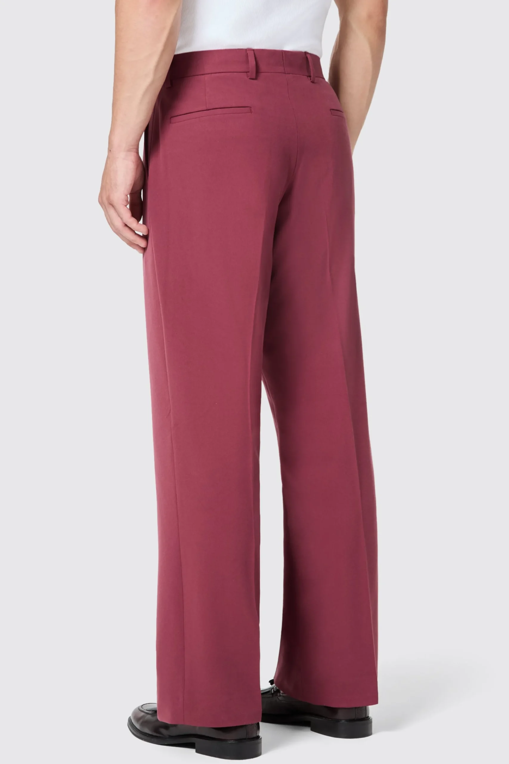 Twisted Tailor Lavoir Oversized Burgundy Trousers | Trousers·Casual Trousers | Trousers·Work Trousers