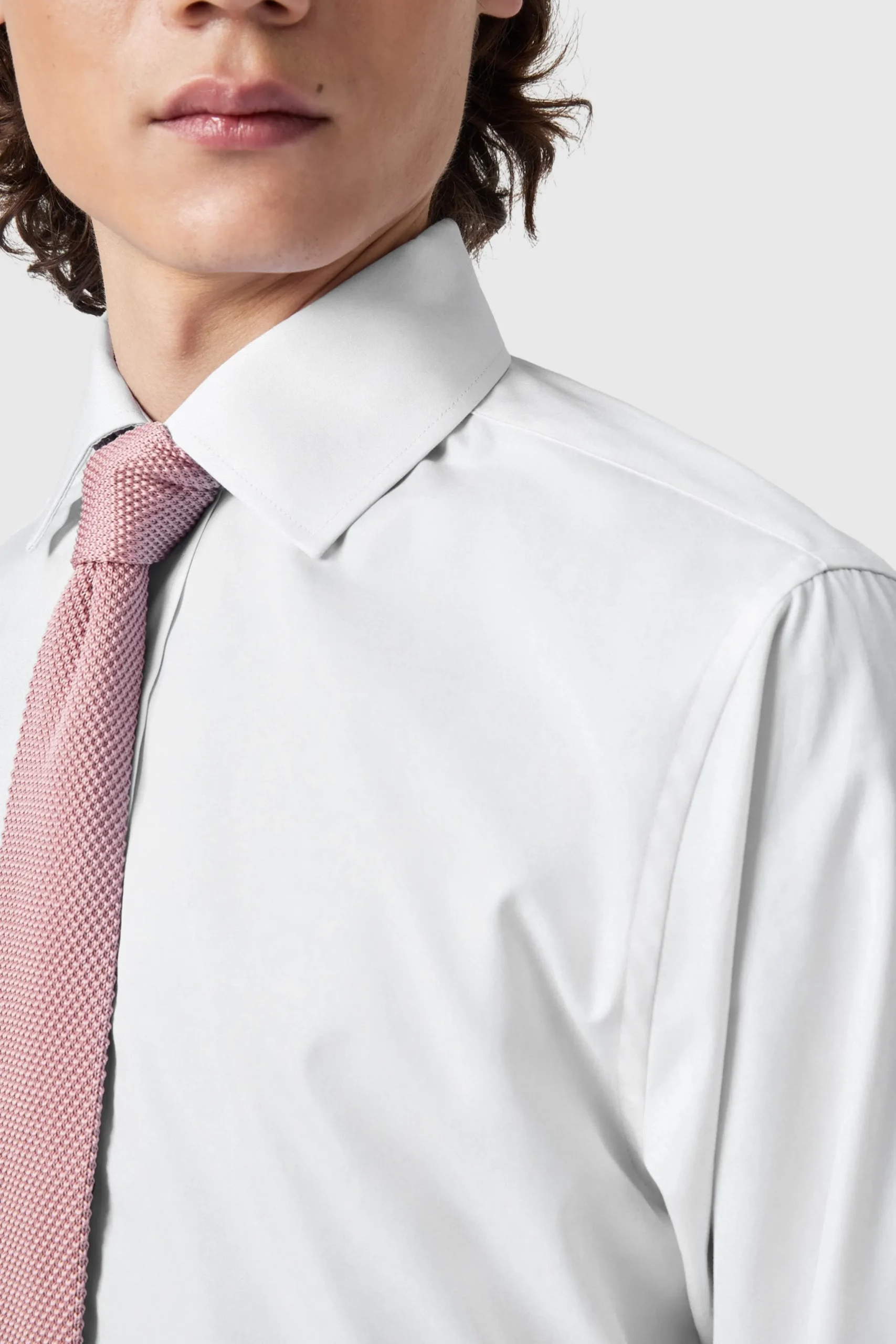 Twisted Tailor Lewes Slim Fit Spread Collar White Cotton Shirt | Style·Premium Shirts | Style·Everyday Essentials