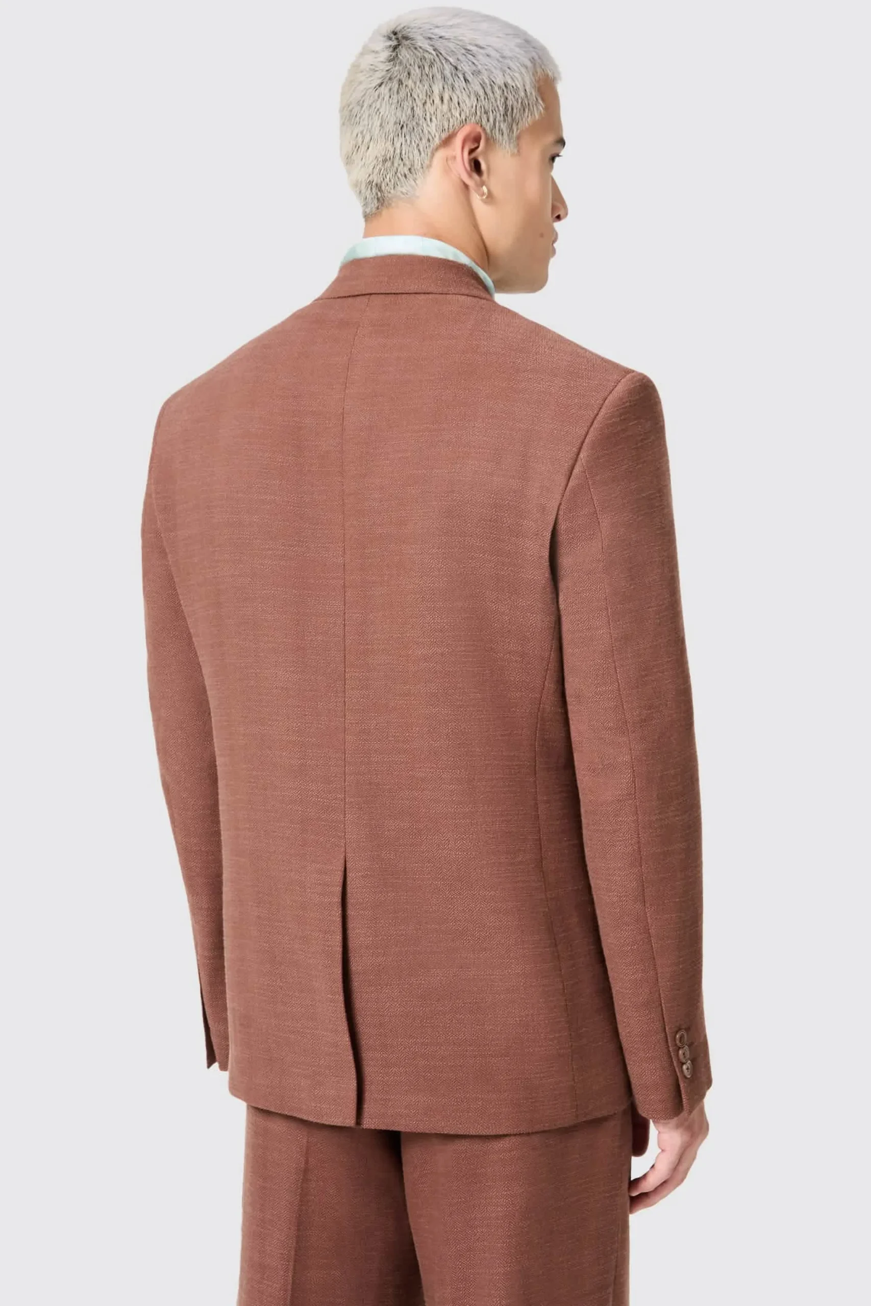 Twisted Tailor Lisandro Double Breasted Brown Cotton Jacket | Unisex | Jackets·Work Jackets