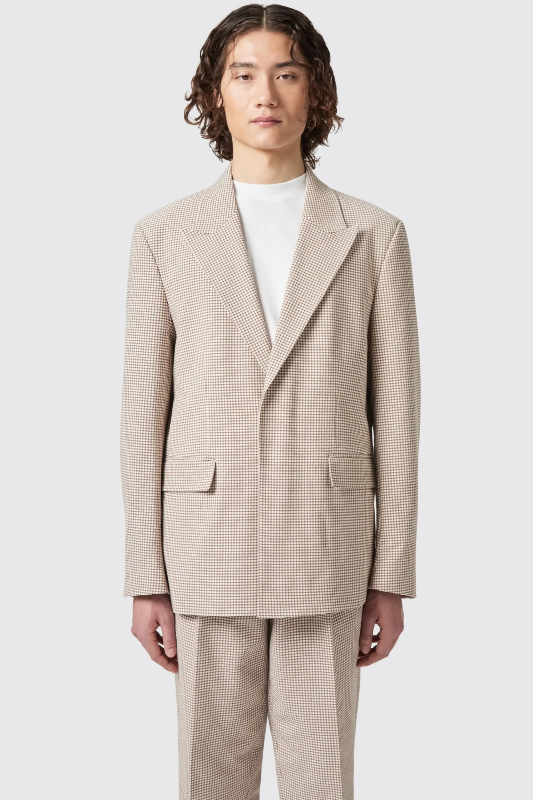 Twisted Tailor Maldini Oversized Brown Check Suit | Unisex | Style·Check Suits