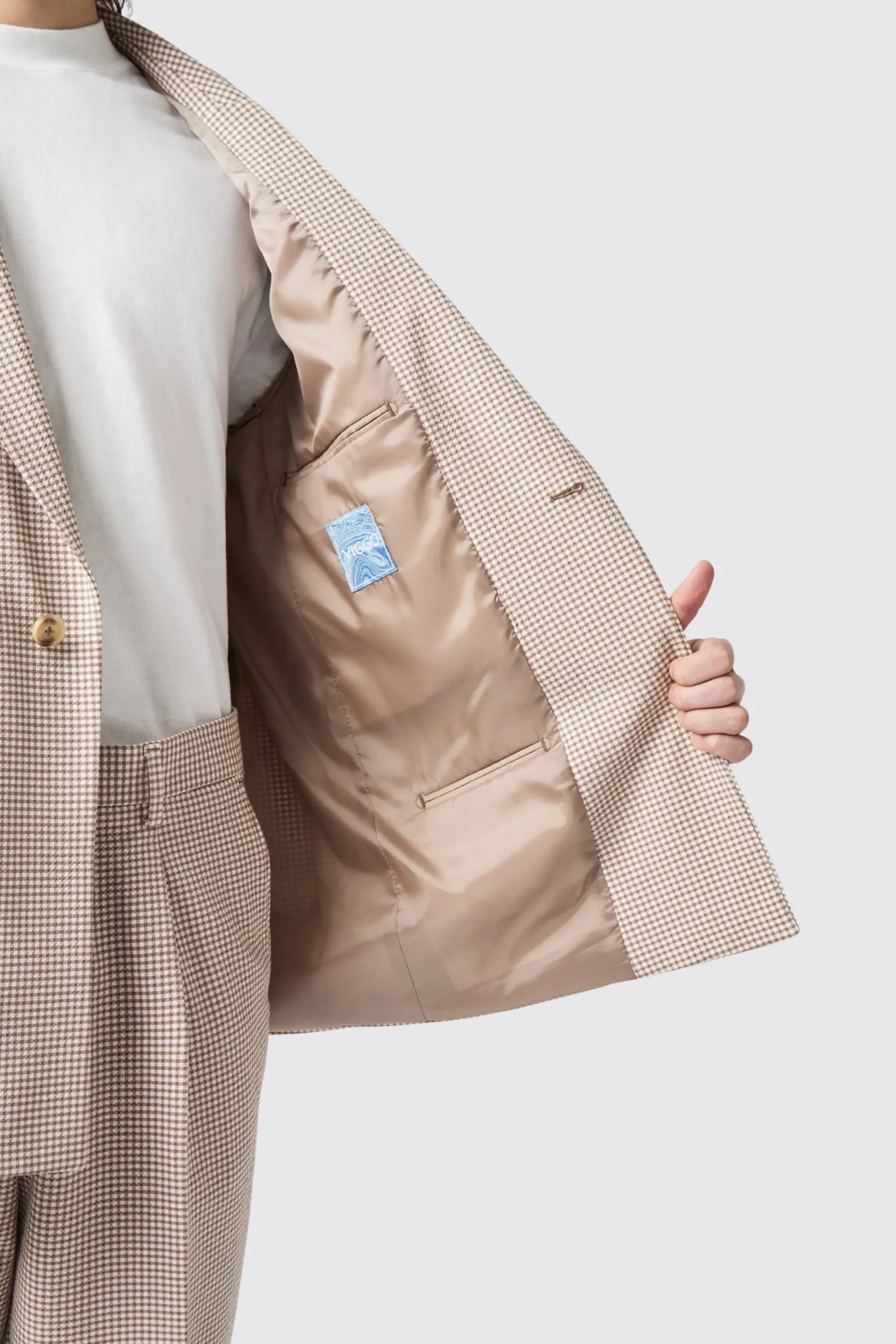 Twisted Tailor Maldini Oversized Brown Check Suit | Unisex | Style·Check Suits