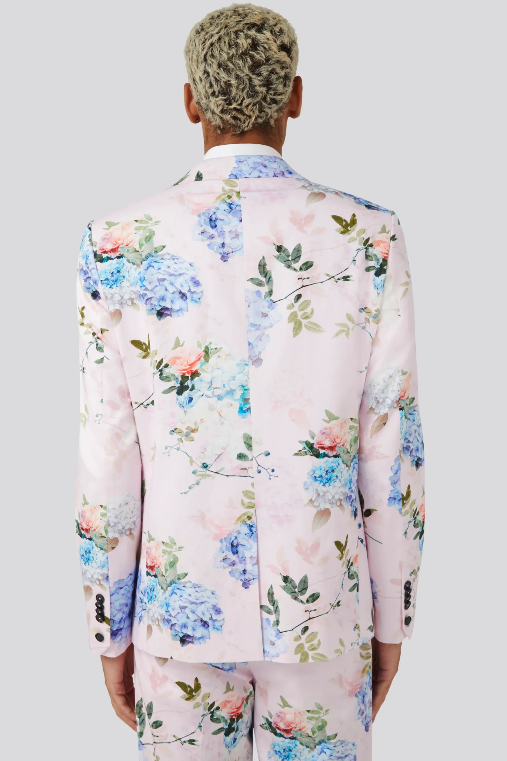 Twisted Tailor Pickhurst Slim Fit Pink Floral Cotton Suit | Style·Floral Suits | Style·Bold Prints