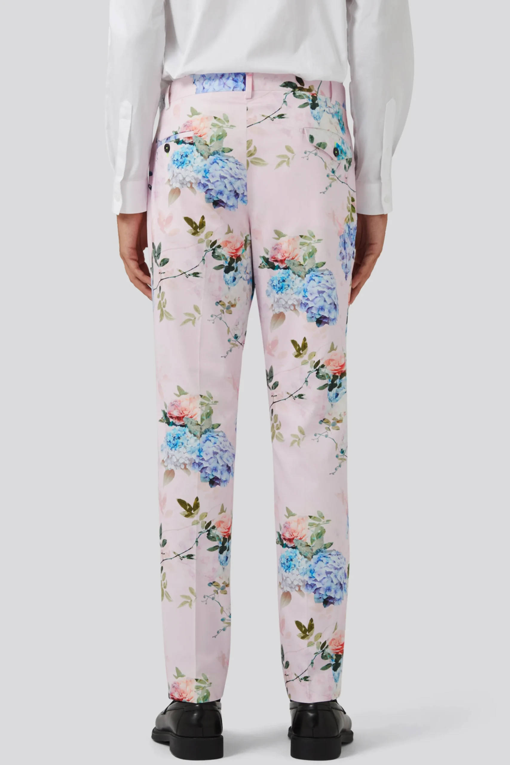 Twisted Tailor Pickhurst Slim Fit Pink Floral Cotton Suit | Style·Floral Suits | Style·Bold Prints