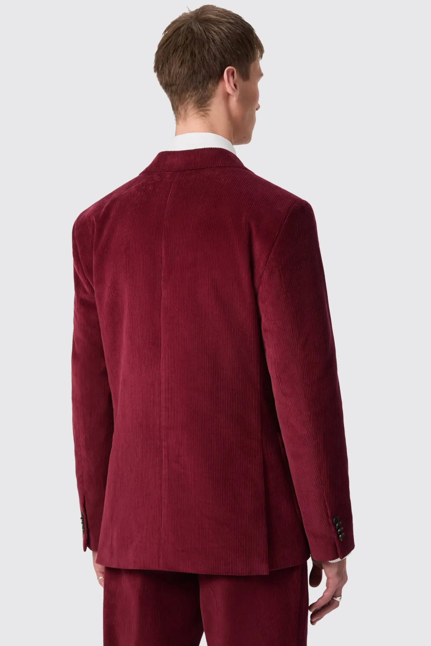 Twisted Tailor Waugh Slim Fit Burgundy Corduroy Double Breasted Suit | Style·Double Breasted Suits | Style·Cord Suits